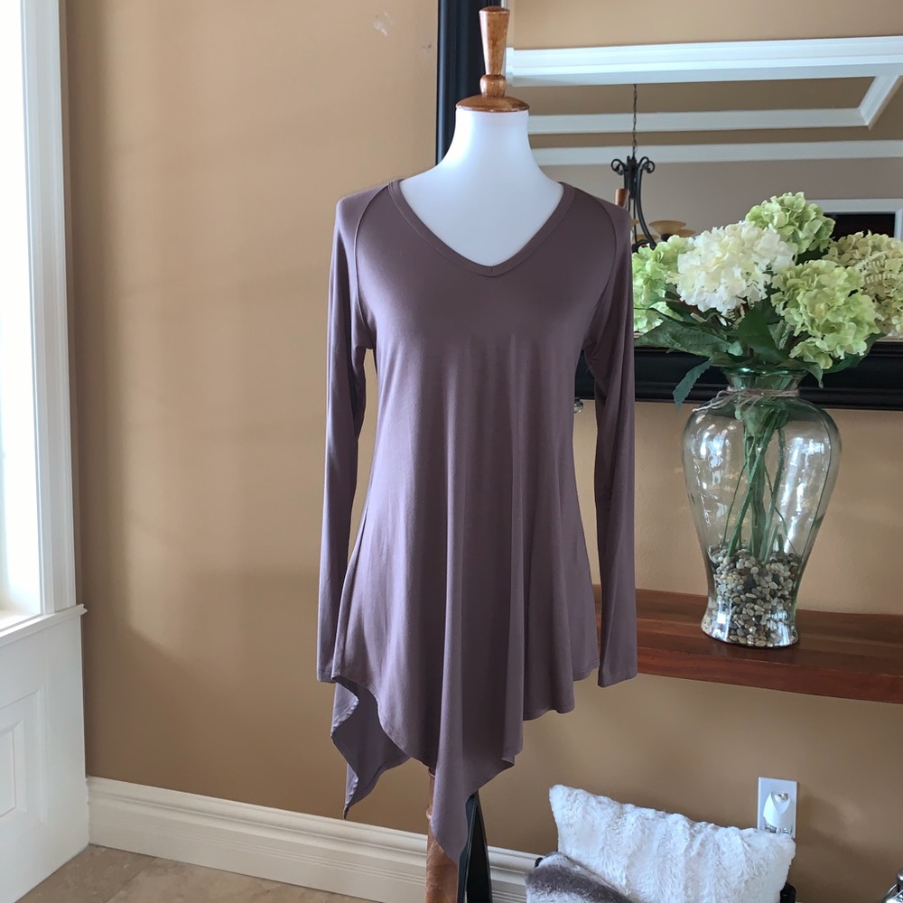 Karen Kane Asymmetrical Angled Shirt/Tunic